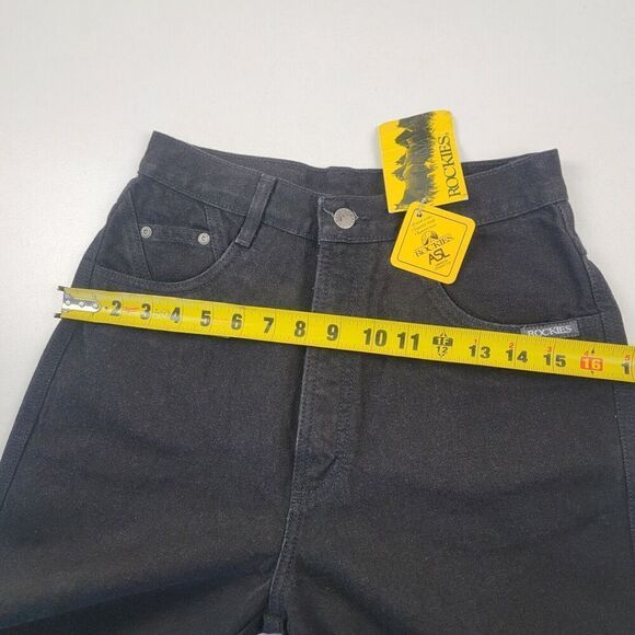 VTG Western Rockies‎ Black Denim Jeans 29/9 Inseam 36 Bareback Rocky Mountain - Picture 16 of 16